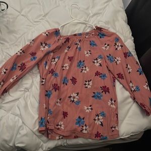 Pink, long sleeve shirt